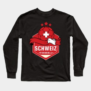 Schweiz Fussball Long Sleeve T-Shirt